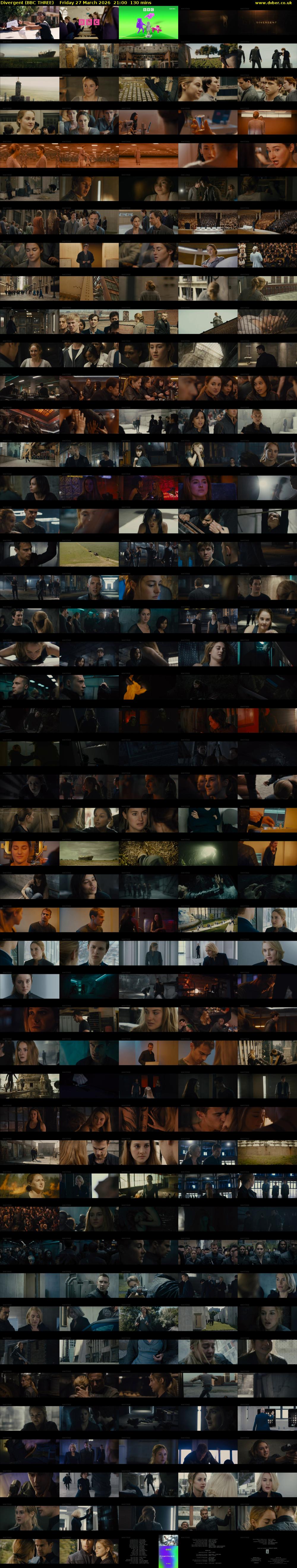 Divergent (BBC THREE) Friday 27 March 2026 21:00 - 23:10