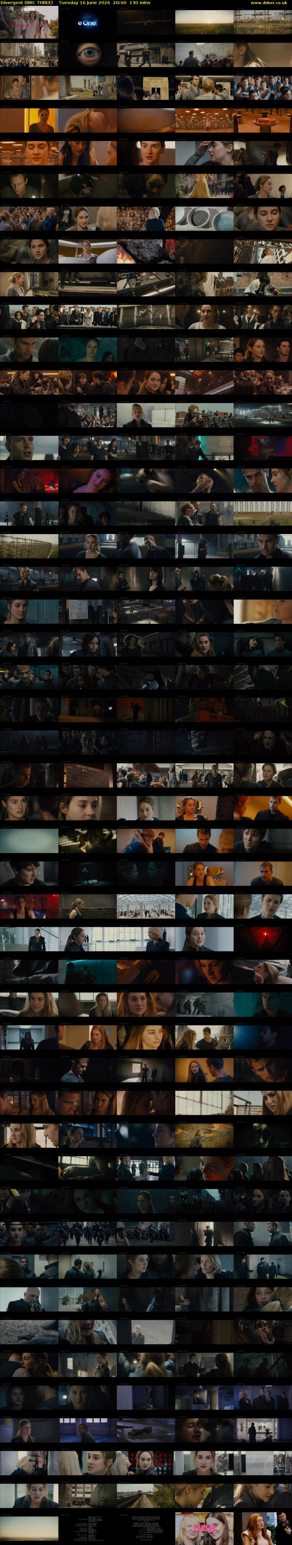 Divergent (BBC THREE) Tuesday 16 June 2026 20:00 - 22:10