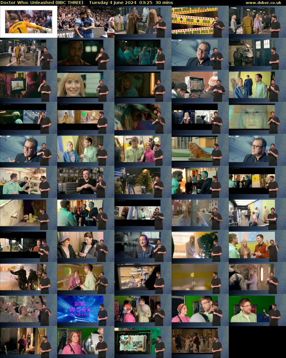 Doctor Who: Unleashed (BBC THREE) Tuesday 4 June 2024 03:25 - 03:55