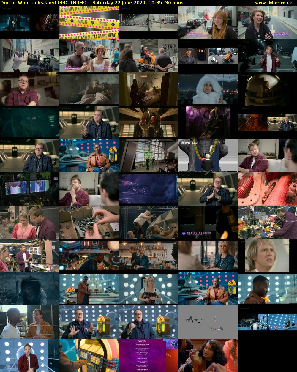 Doctor Who: Unleashed (BBC THREE) Saturday 22 June 2024 19:35 - 20:05
