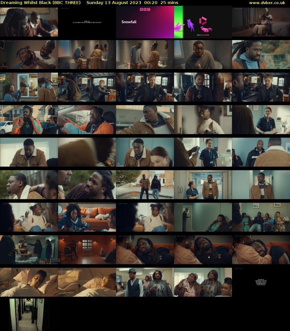 Dreaming Whilst Black (BBC THREE) Sunday 13 August 2023 00:20 - 00:45