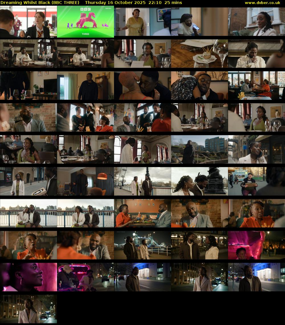Dreaming Whilst Black (BBC THREE) Thursday 16 October 2025 22:10 - 22:35