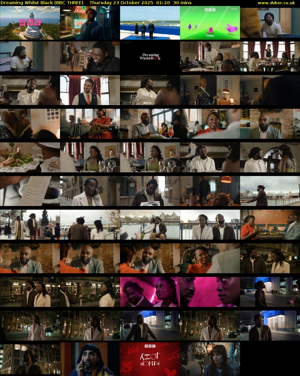 Dreaming Whilst Black (BBC THREE) Thursday 23 October 2025 01:20 - 01:50