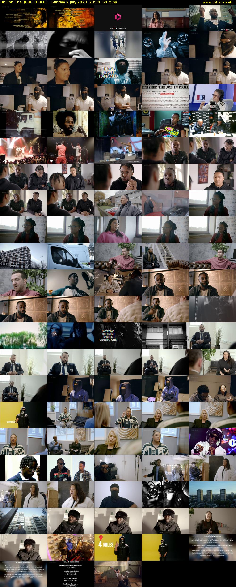 Drill on Trial (BBC THREE) Sunday 2 July 2023 23:50 - 00:50