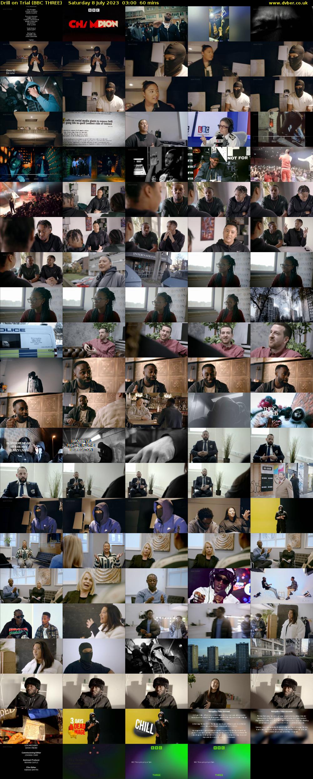 Drill on Trial (BBC THREE) Saturday 8 July 2023 03:00 - 04:00