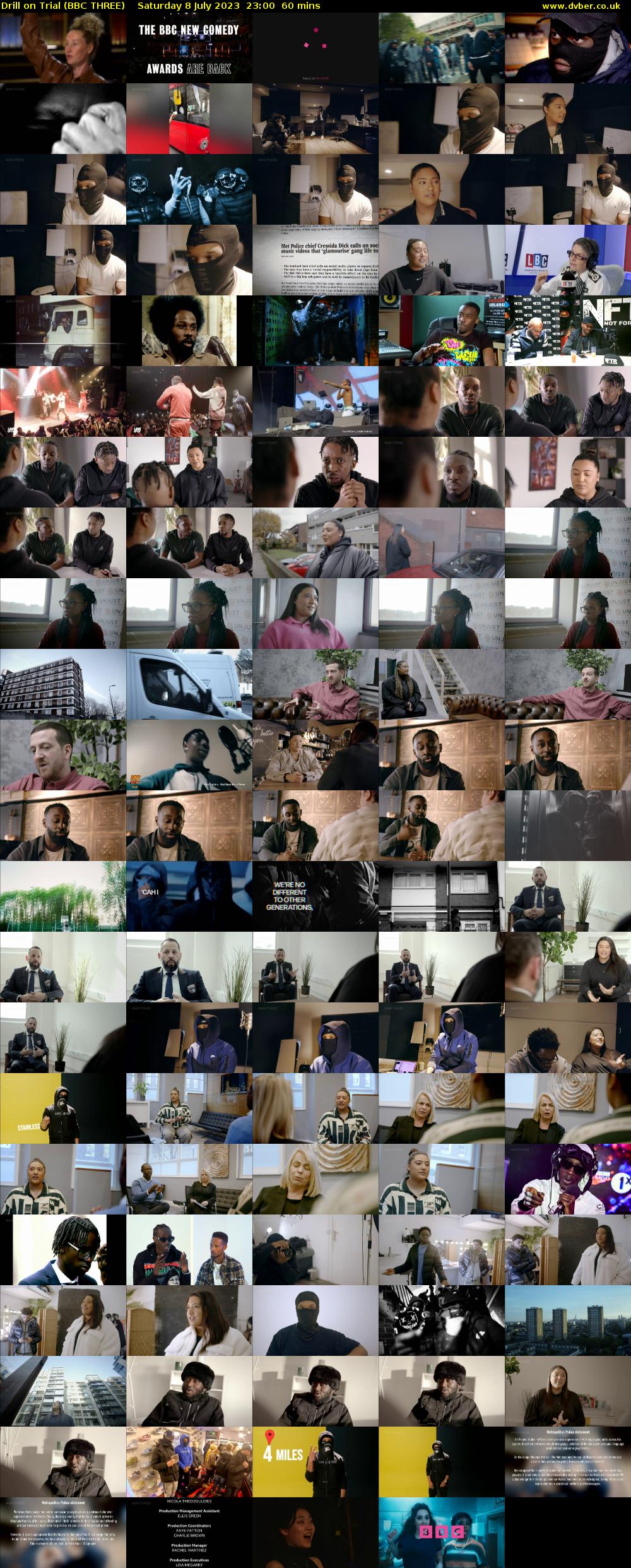 Drill on Trial (BBC THREE) Saturday 8 July 2023 23:00 - 00:00