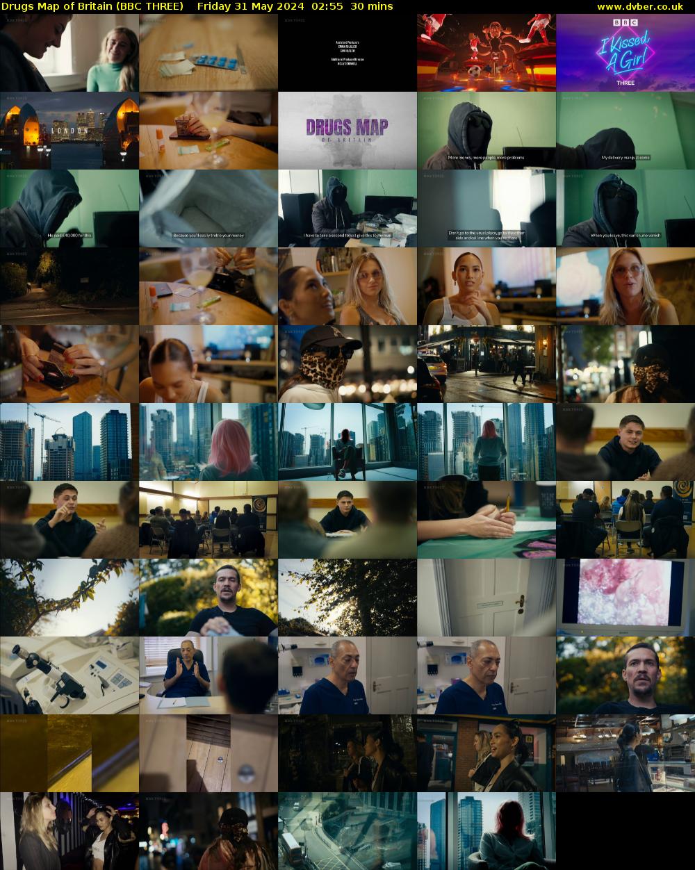 Drugs Map of Britain (BBC THREE) Friday 31 May 2024 02:55 - 03:25