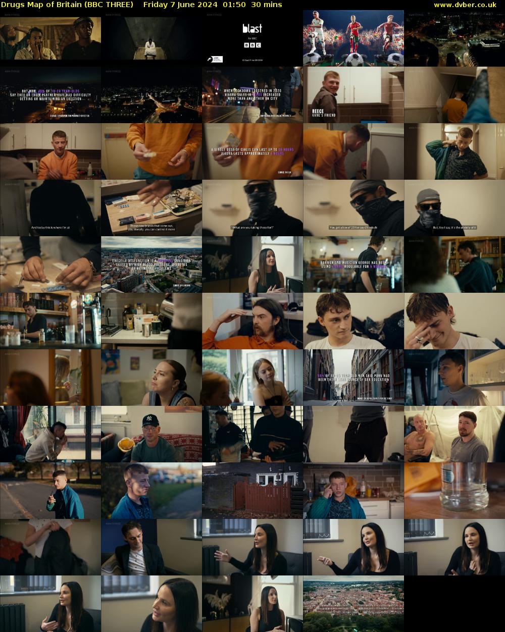 Drugs Map of Britain (BBC THREE) Friday 7 June 2024 01:50 - 02:20