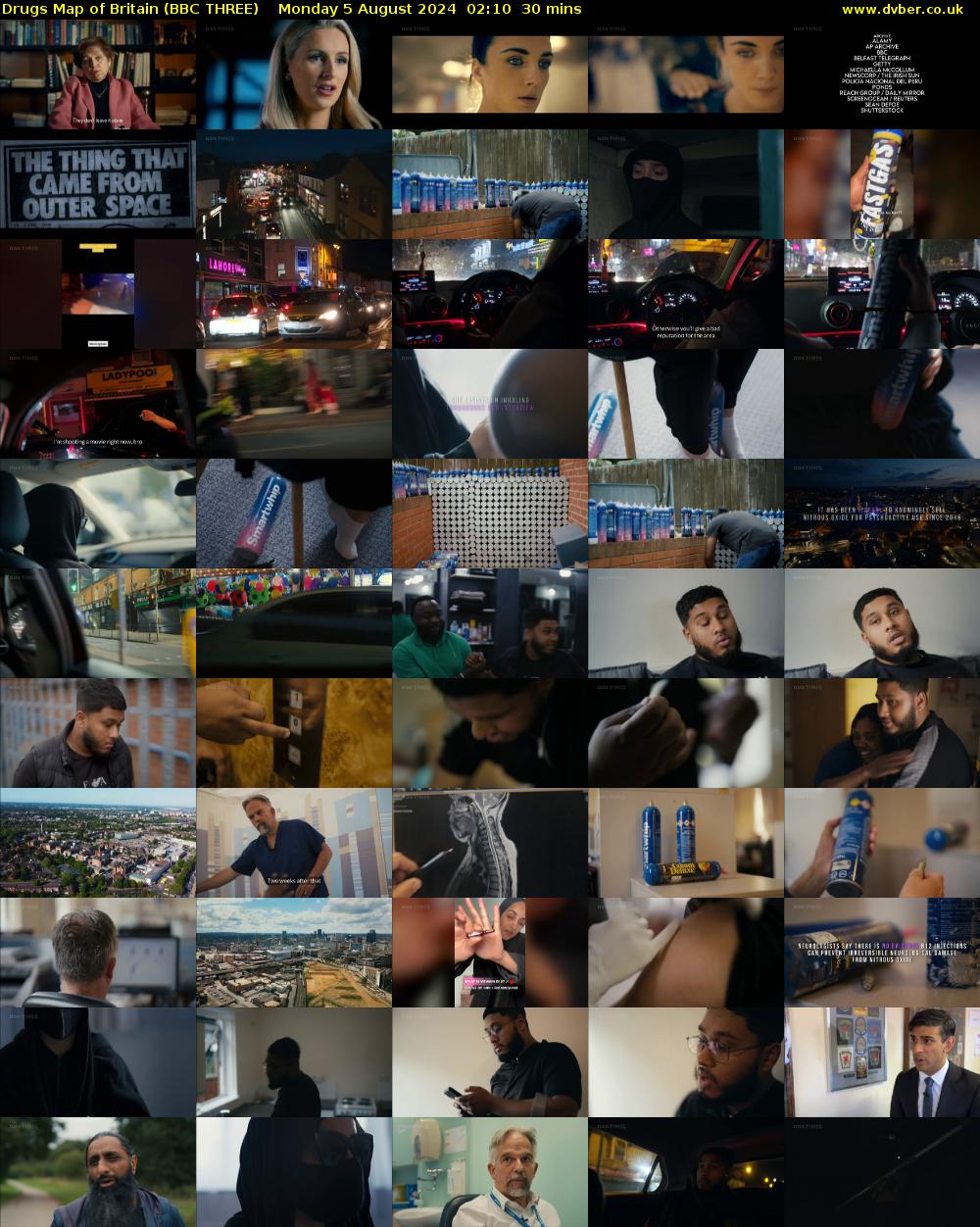 Drugs Map of Britain (BBC THREE) Monday 5 August 2024 02:10 - 02:40