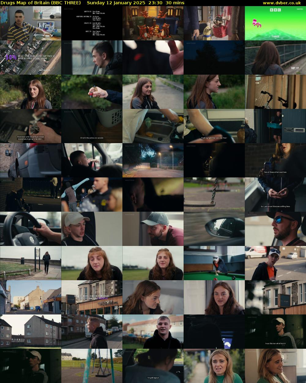 Drugs Map of Britain (BBC THREE) Sunday 12 January 2025 23:30 - 00:00