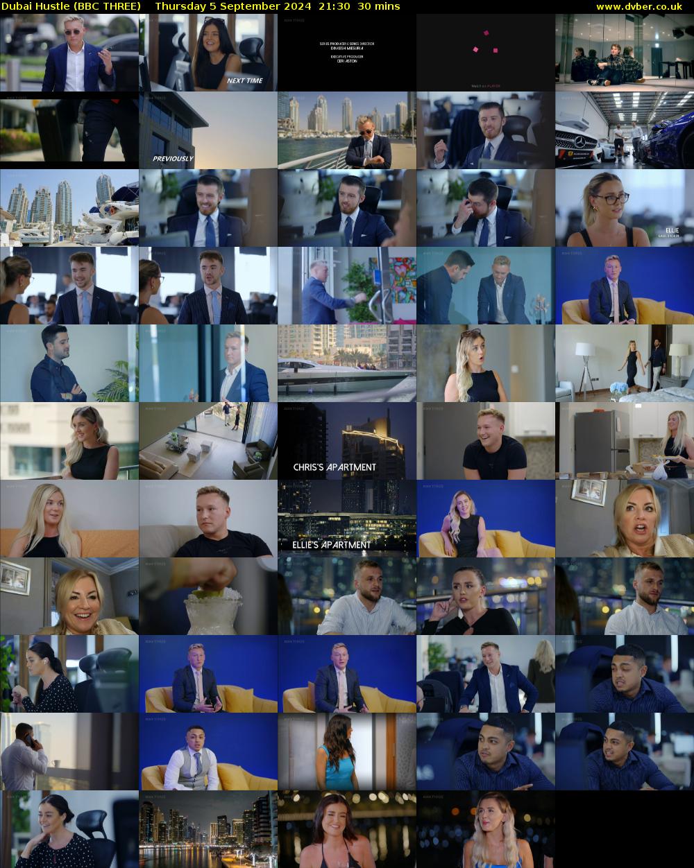 Dubai Hustle (BBC THREE) Thursday 5 September 2024 21:30 - 22:00