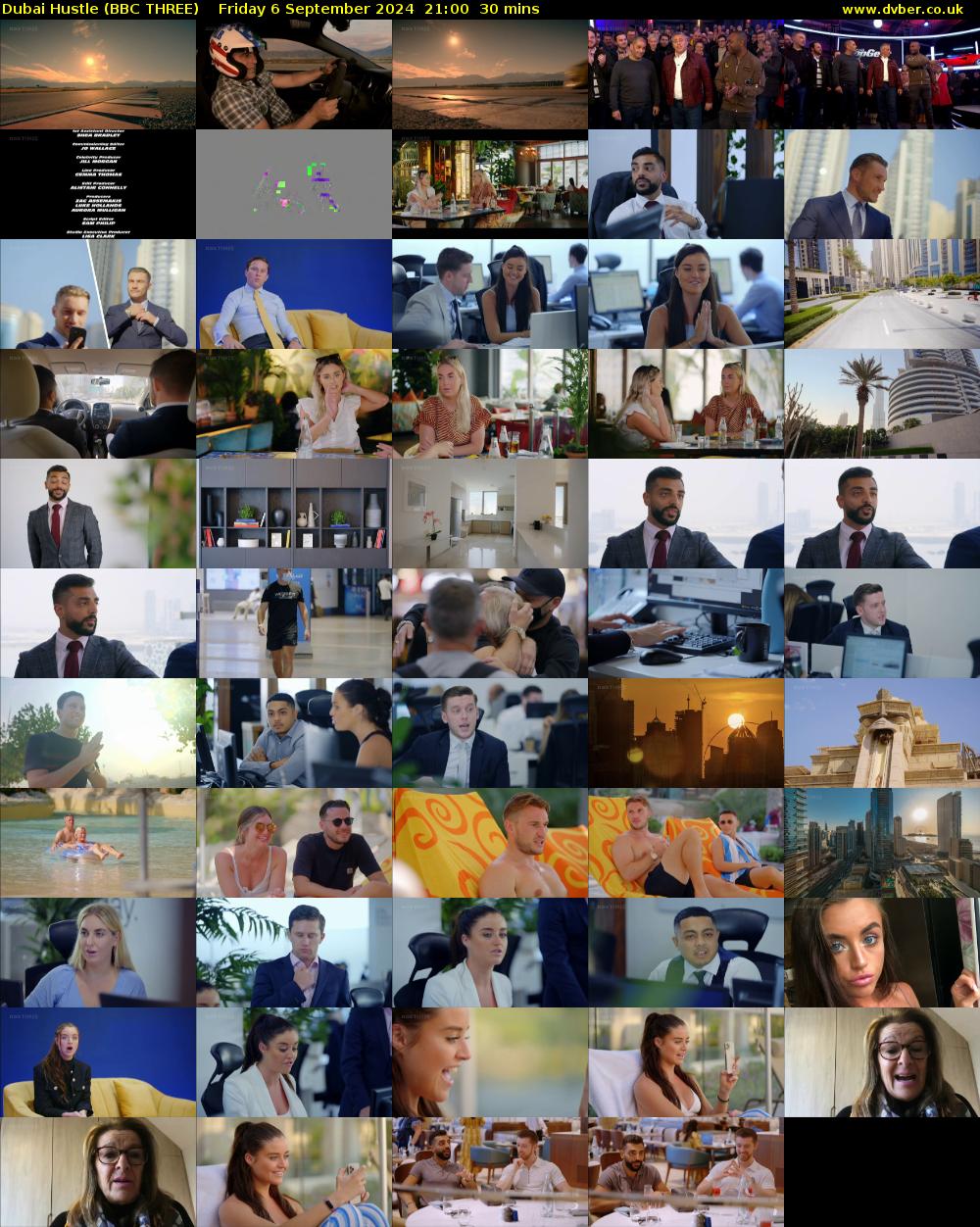 Dubai Hustle (BBC THREE) Friday 6 September 2024 21:00 - 21:30