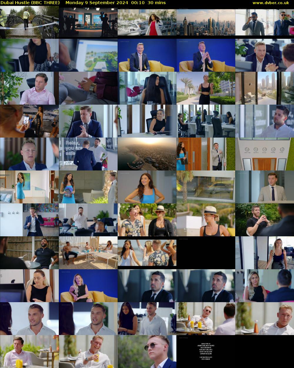 Dubai Hustle (BBC THREE) Monday 9 September 2024 00:10 - 00:40