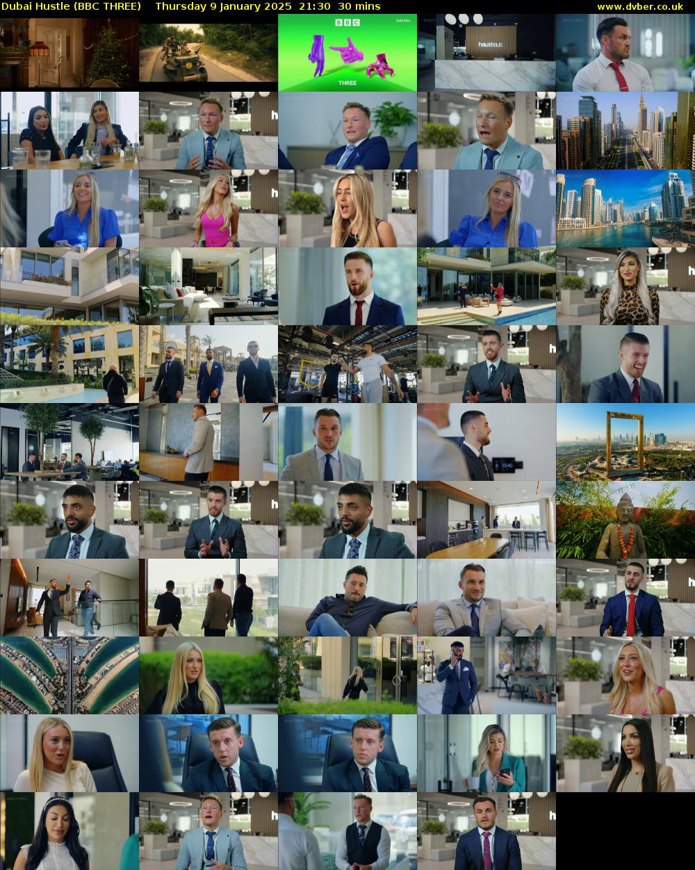 Dubai Hustle (BBC THREE) Thursday 9 January 2025 21:30 - 22:00