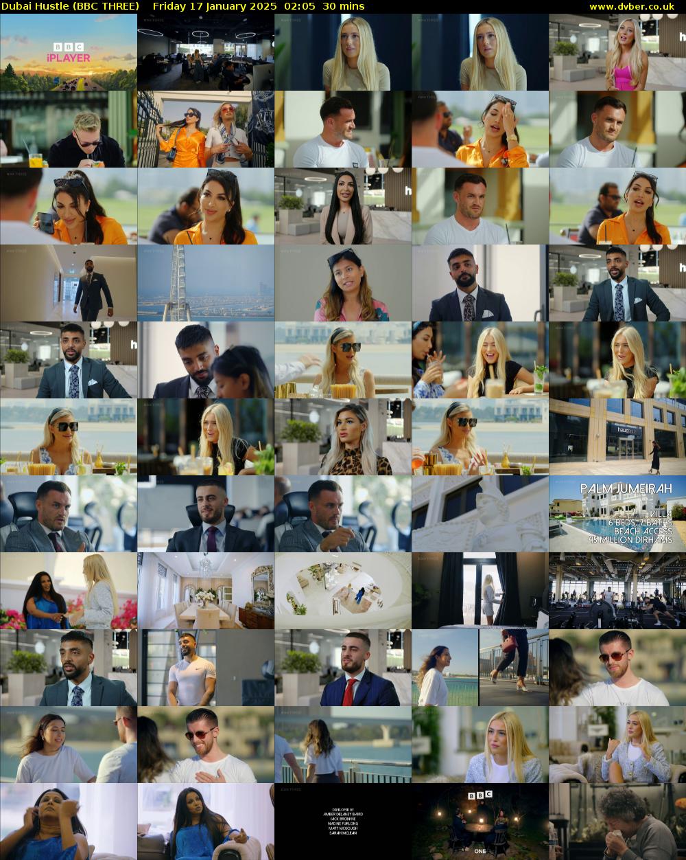 Dubai Hustle (BBC THREE) Friday 17 January 2025 02:05 - 02:35