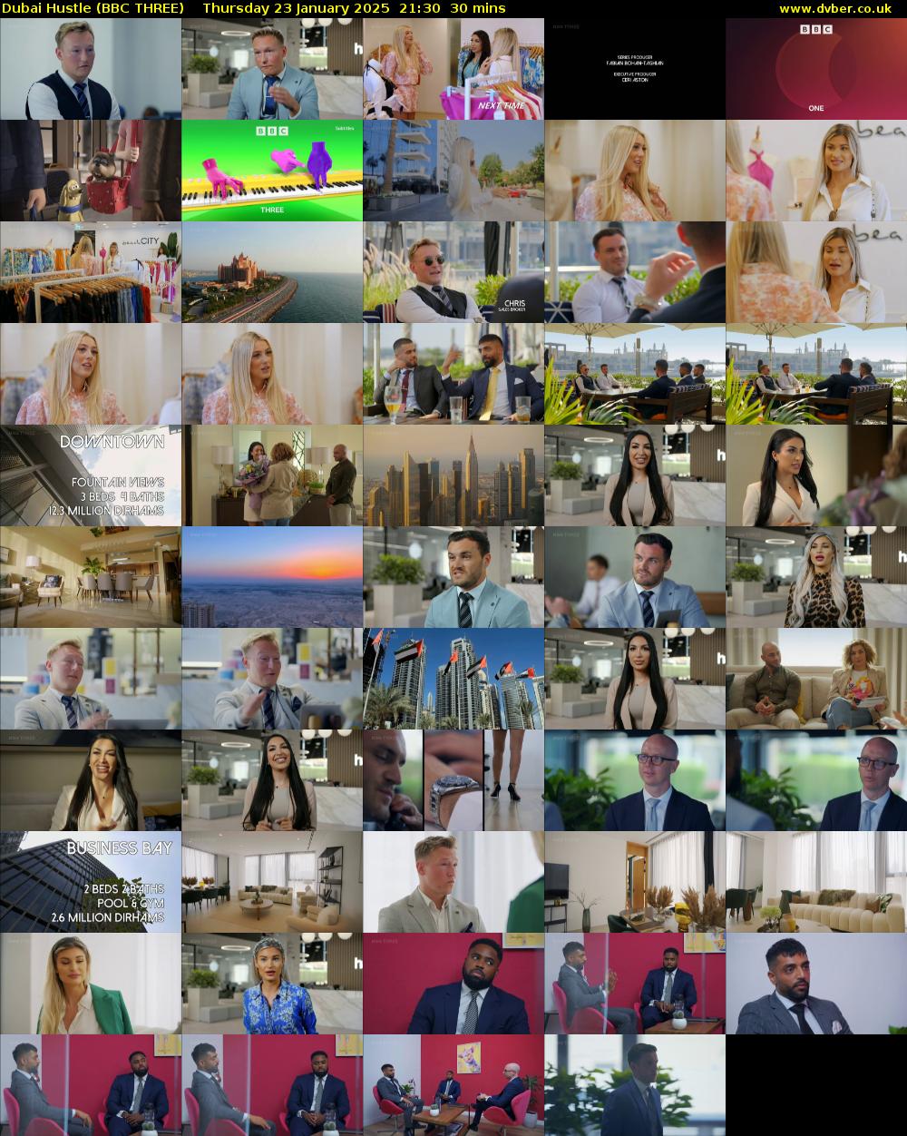 Dubai Hustle (BBC THREE) Thursday 23 January 2025 21:30 - 22:00