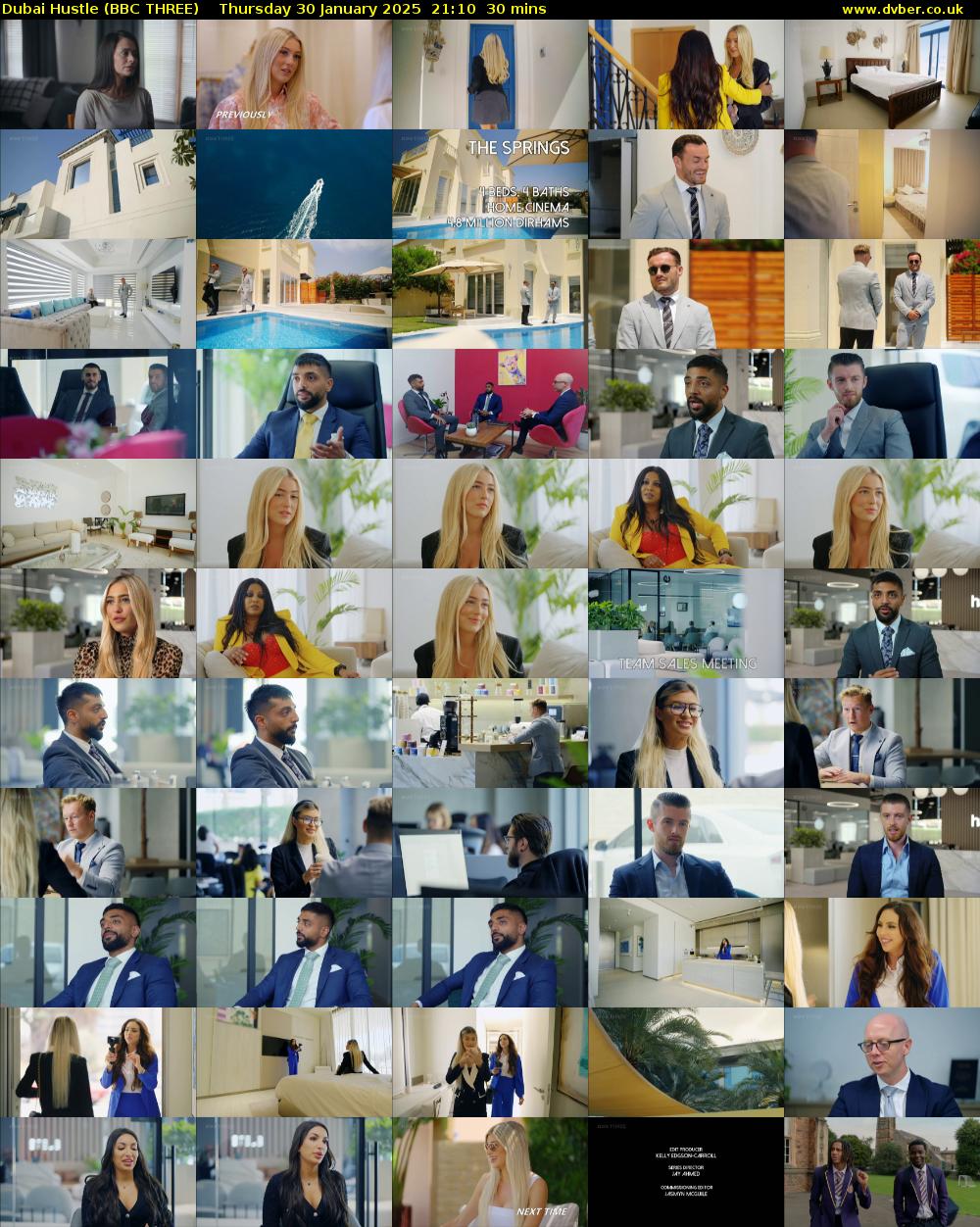 Dubai Hustle (BBC THREE) Thursday 30 January 2025 21:10 - 21:40