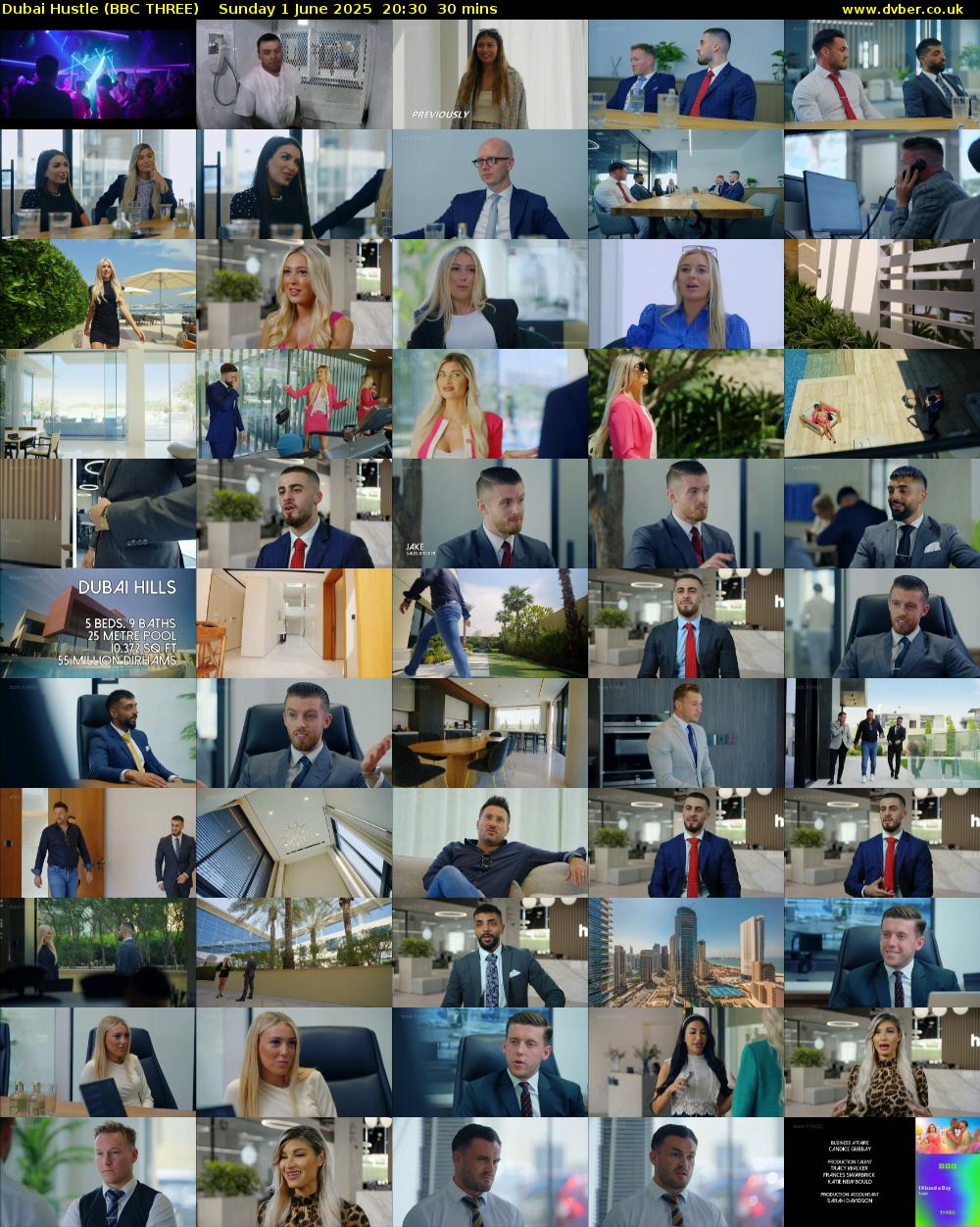 Dubai Hustle (BBC THREE) Sunday 1 June 2025 20:30 - 21:00