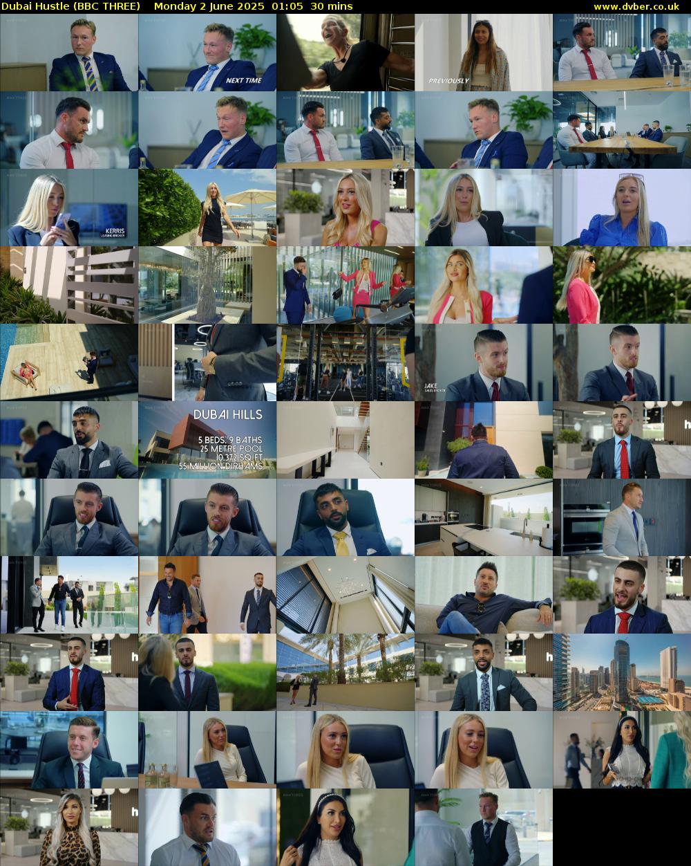 Dubai Hustle (BBC THREE) Monday 2 June 2025 01:05 - 01:35