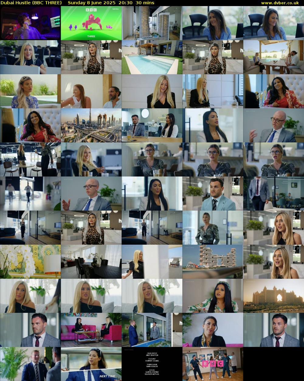 Dubai Hustle (BBC THREE) Sunday 8 June 2025 20:30 - 21:00
