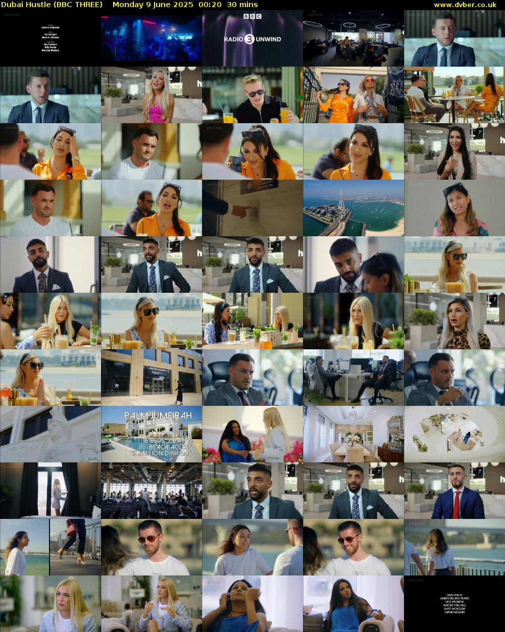 Dubai Hustle (BBC THREE) Monday 9 June 2025 00:20 - 00:50