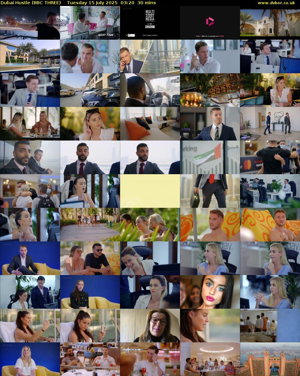 Dubai Hustle (BBC THREE) Tuesday 15 July 2025 03:20 - 03:50