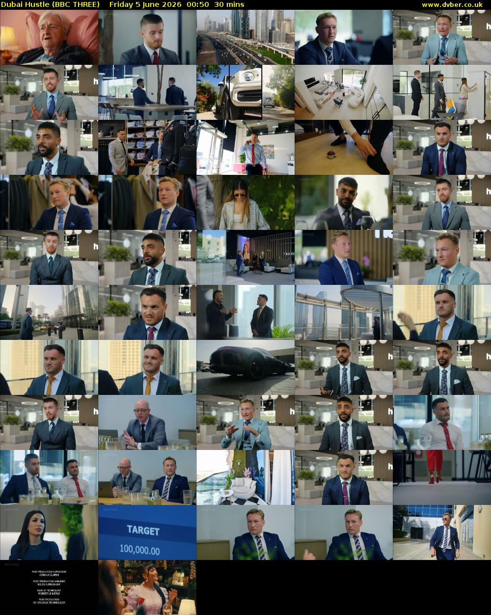 Dubai Hustle (BBC THREE) Friday 5 June 2026 00:50 - 01:20
