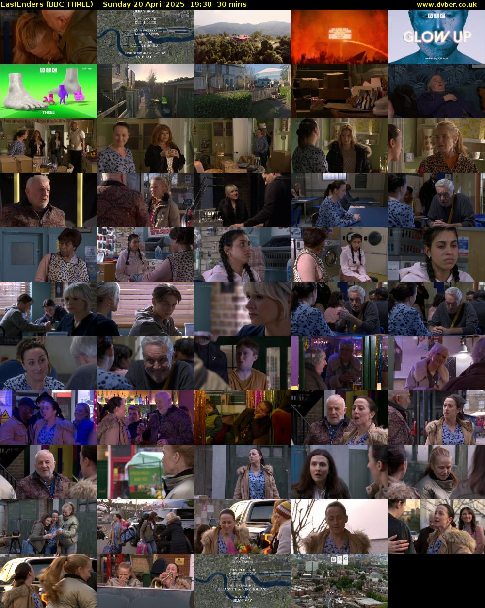 EastEnders (BBC THREE) Sunday 20 April 2025 19:30 - 20:00