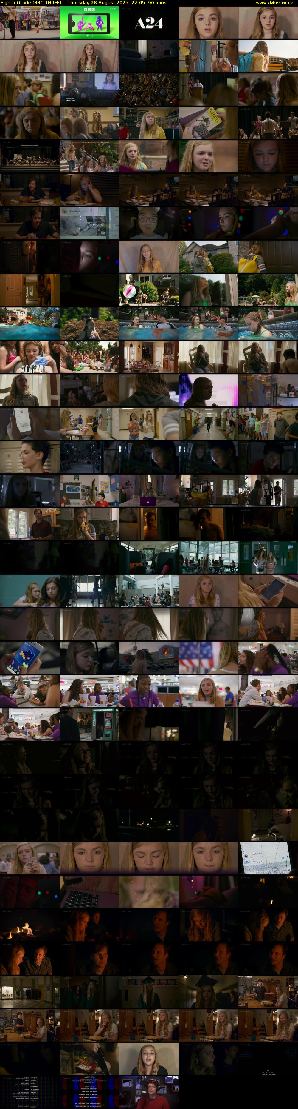 Eighth Grade (BBC THREE) Thursday 28 August 2025 22:05 - 23:35