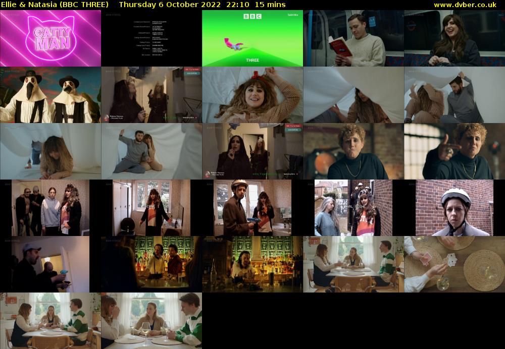 Ellie & Natasia (BBC THREE) Thursday 6 October 2022 22:10 - 22:25