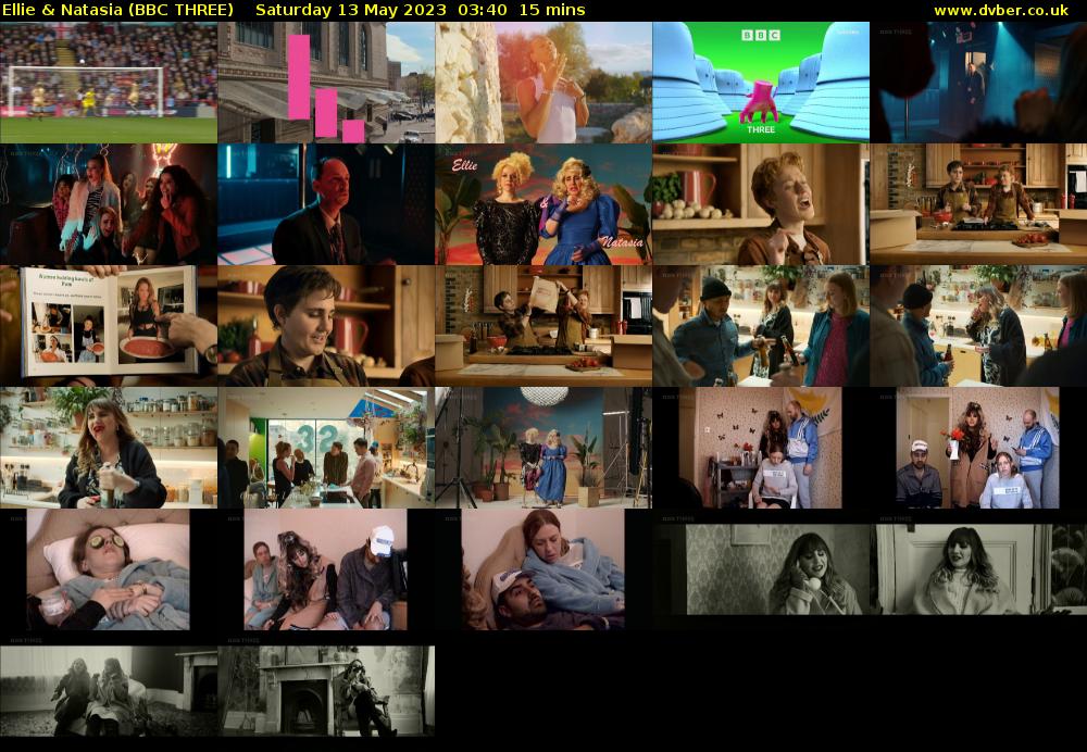 Ellie & Natasia (BBC THREE) Saturday 13 May 2023 03:40 - 03:55