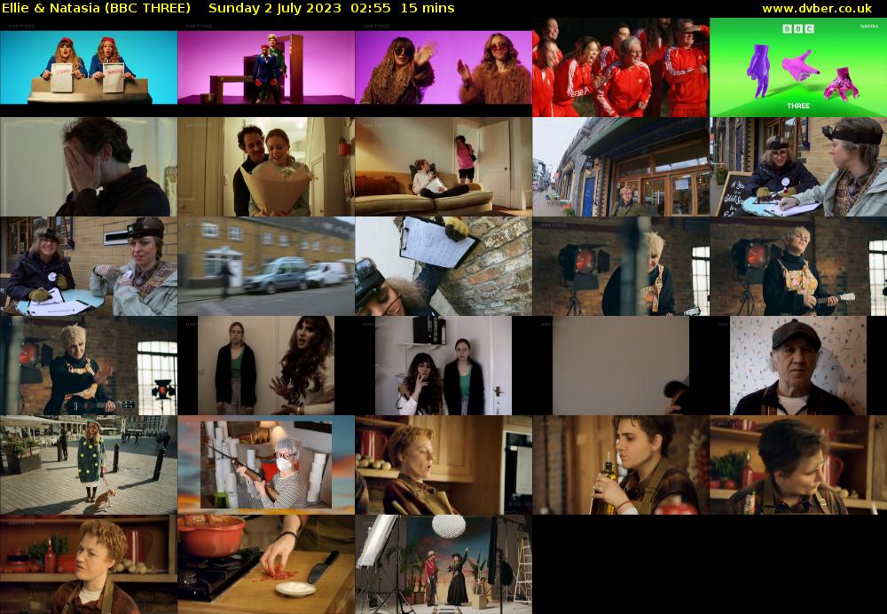Ellie & Natasia (BBC THREE) Sunday 2 July 2023 02:55 - 03:10