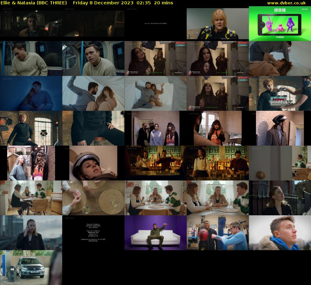 Ellie & Natasia (BBC THREE) Friday 8 December 2023 02:35 - 02:55