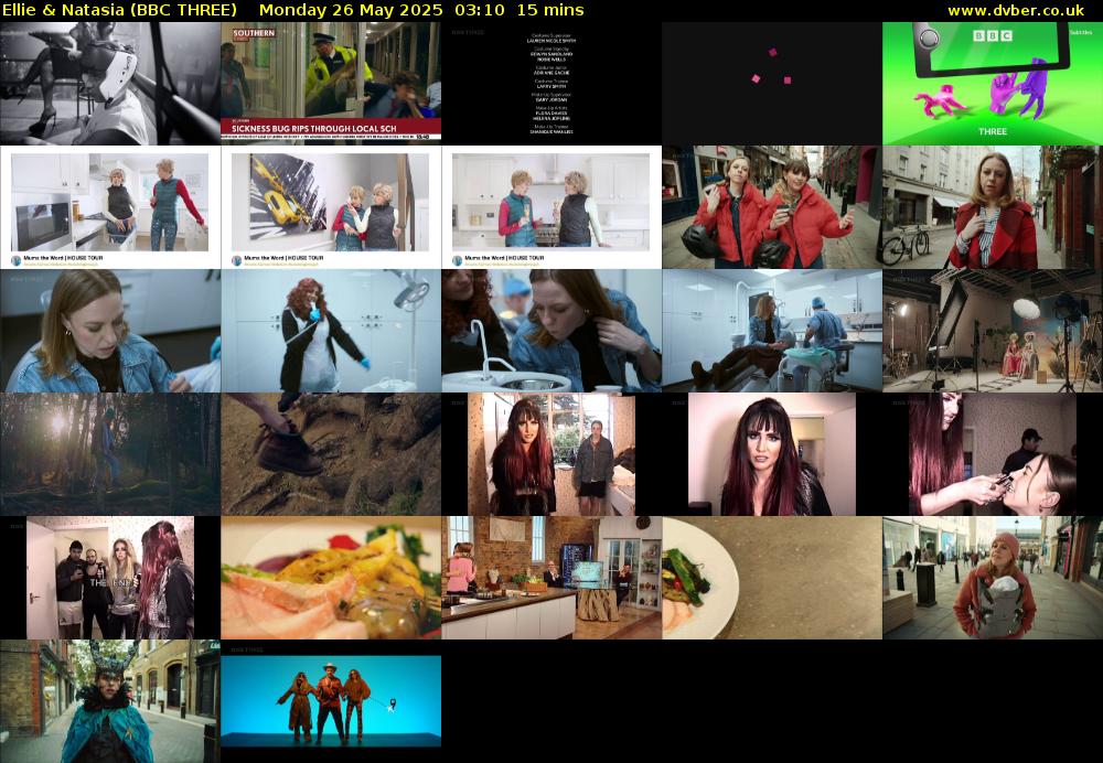 Ellie & Natasia (BBC THREE) Monday 26 May 2025 03:10 - 03:25