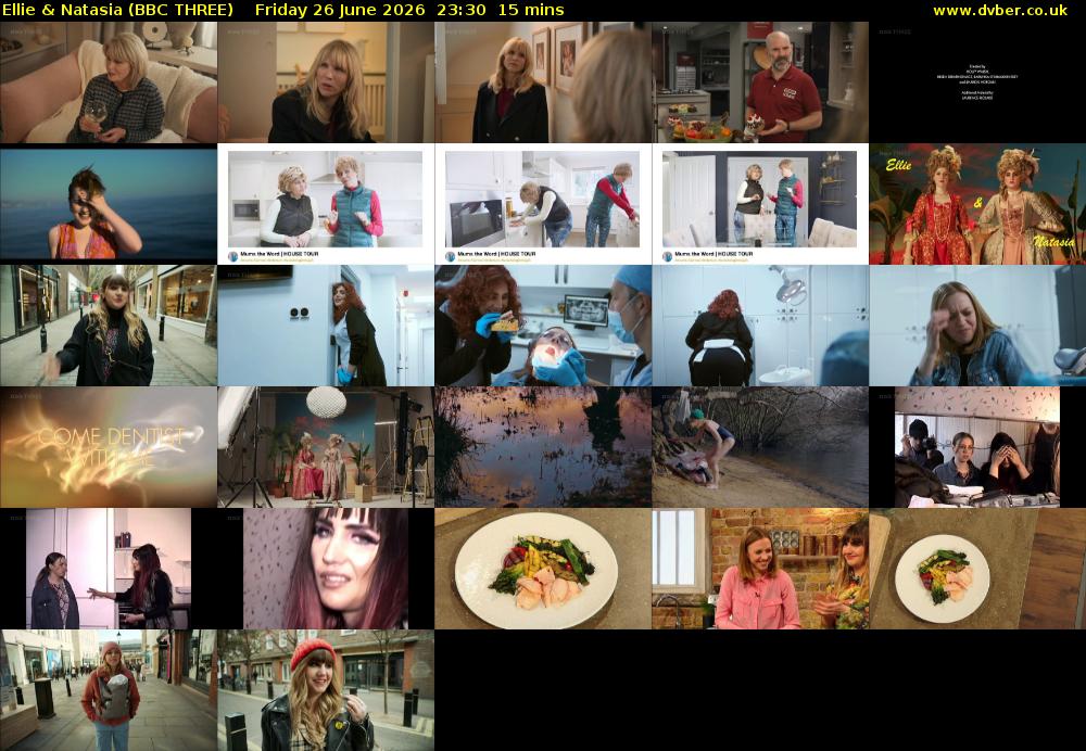 Ellie & Natasia (BBC THREE) Friday 26 June 2026 23:30 - 23:45
