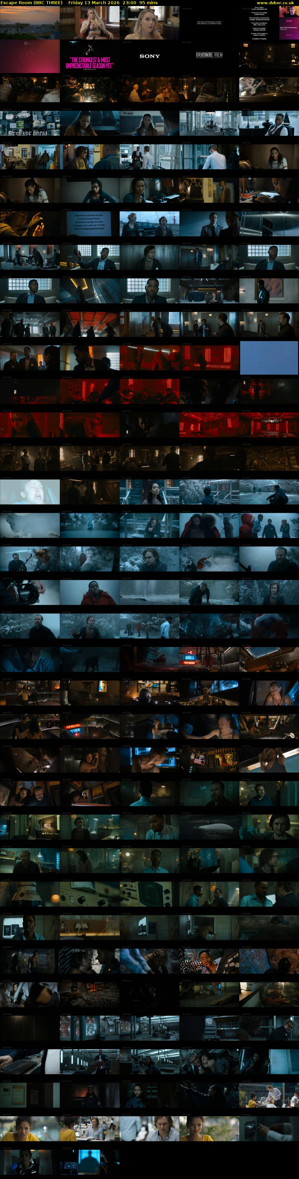 Escape Room (BBC THREE) Friday 13 March 2026 23:00 - 00:35