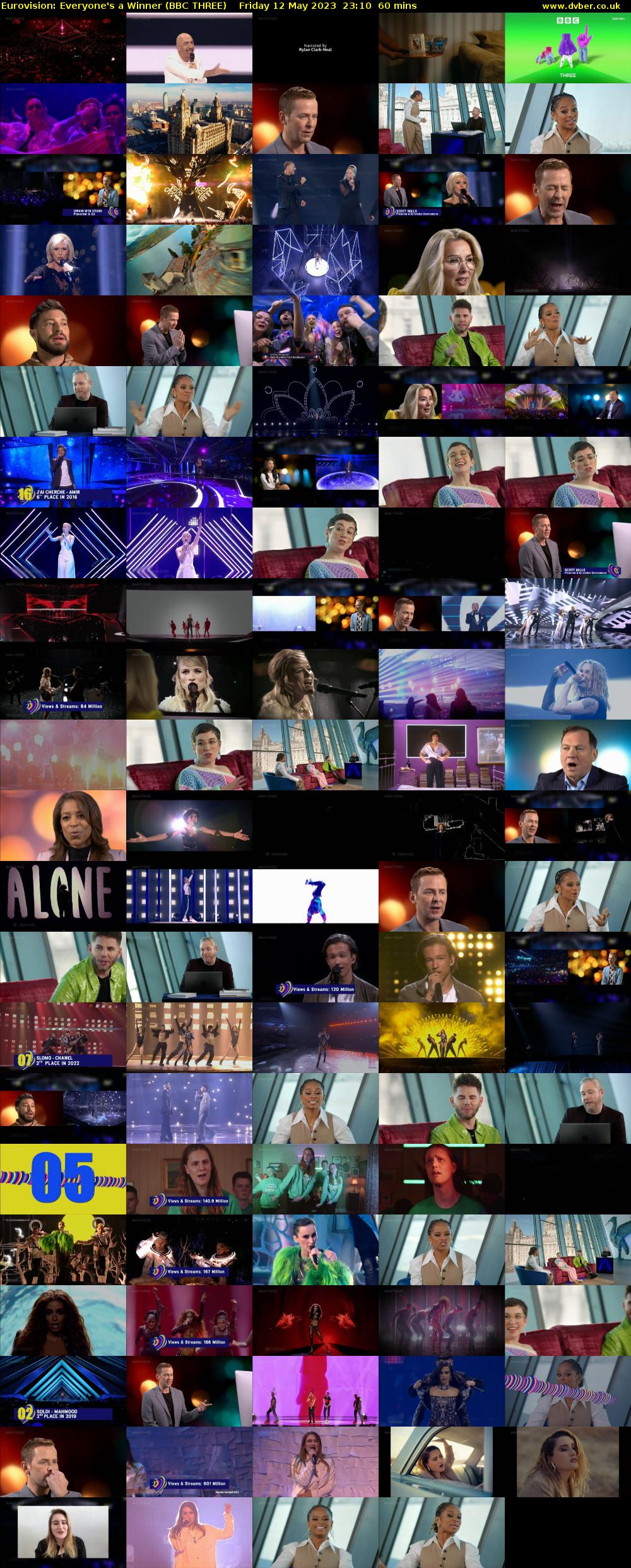 Eurovision: Everyone's a Winner (BBC THREE) Friday 12 May 2023 23:10 - 00:10