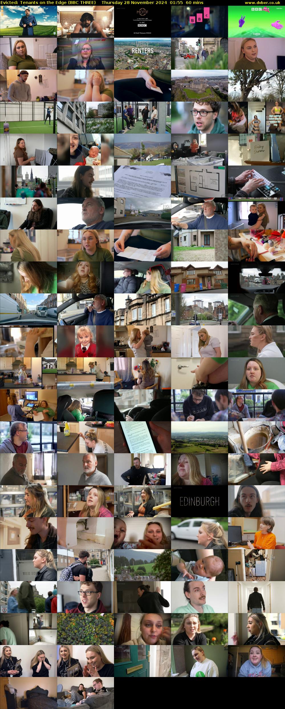 Evicted: Tenants on the Edge (BBC THREE) Thursday 28 November 2024 01:55 - 02:55