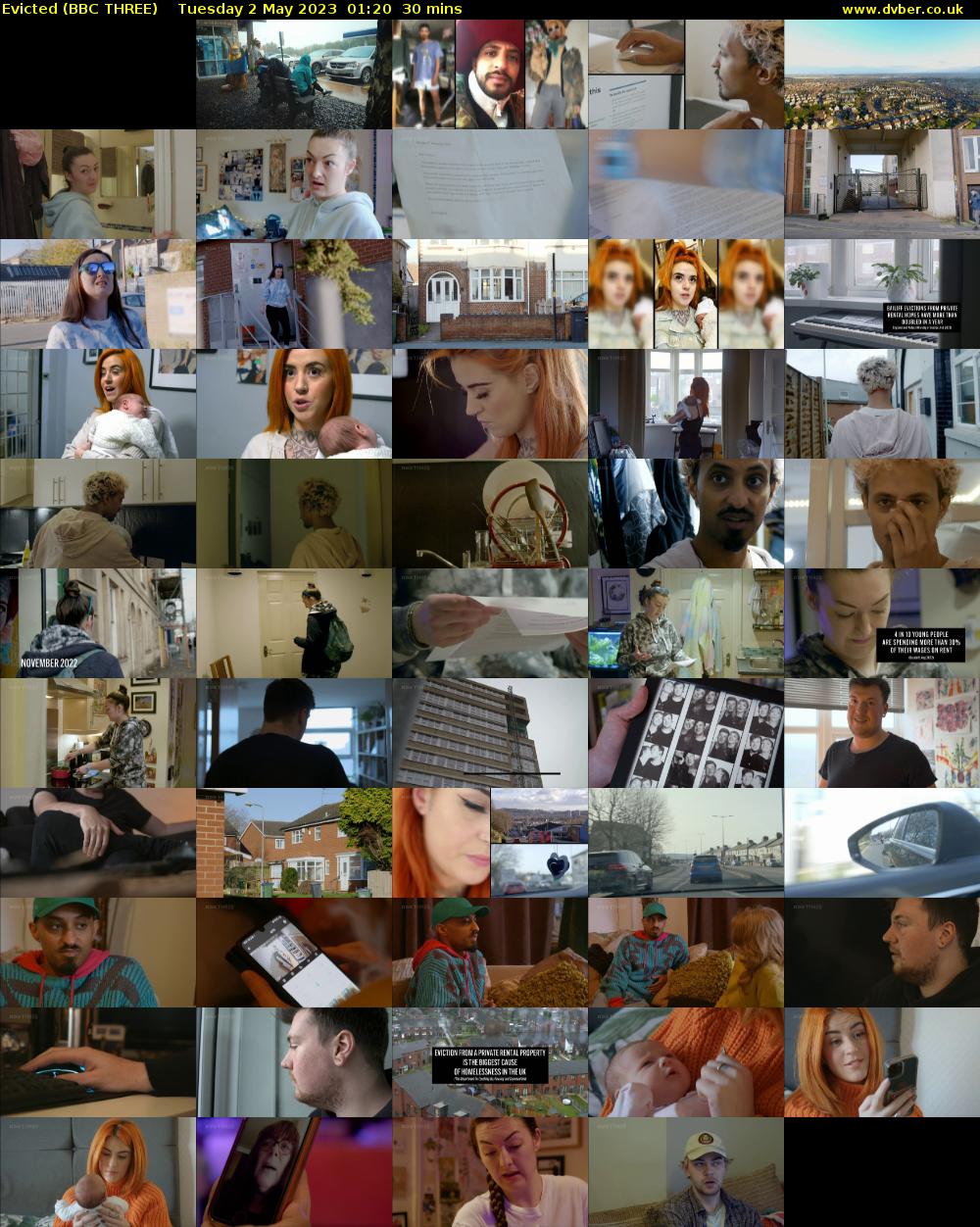 Evicted (BBC THREE) Tuesday 2 May 2023 01:20 - 01:50
