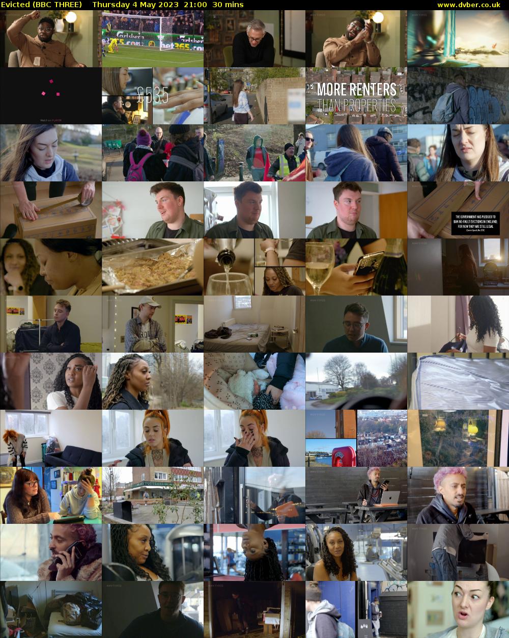 Evicted (BBC THREE) Thursday 4 May 2023 21:00 - 21:30