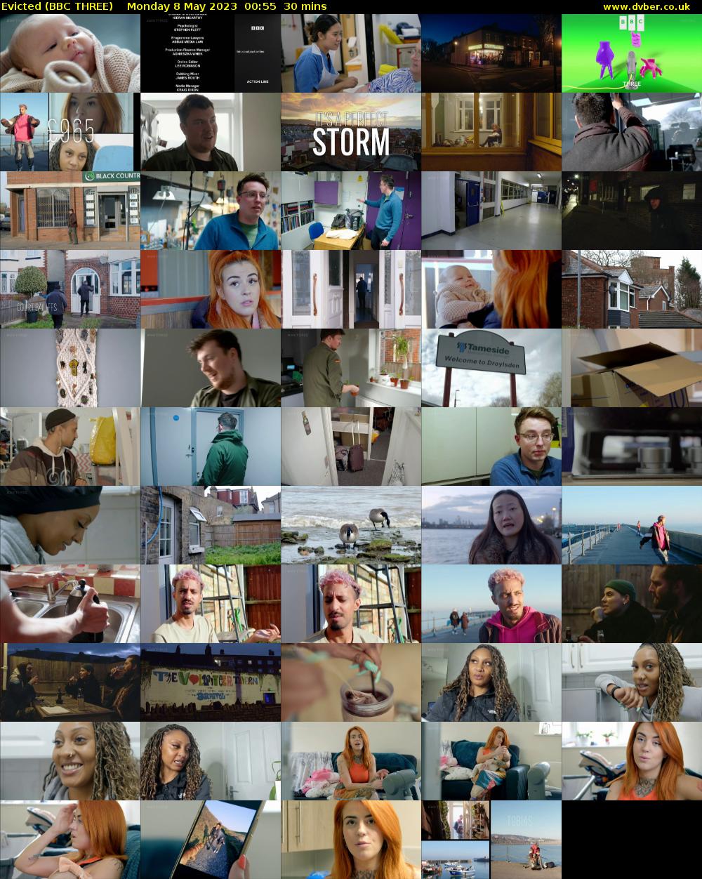 Evicted (BBC THREE) Monday 8 May 2023 00:55 - 01:25