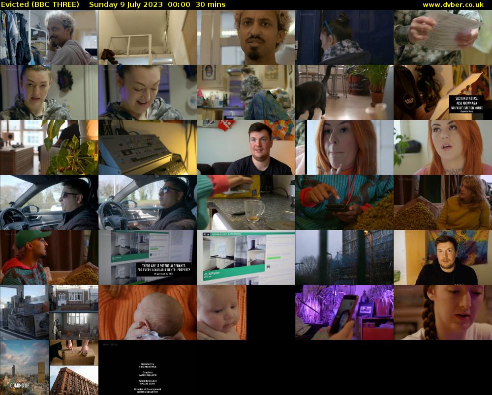Evicted (BBC THREE) Sunday 9 July 2023 00:00 - 00:30