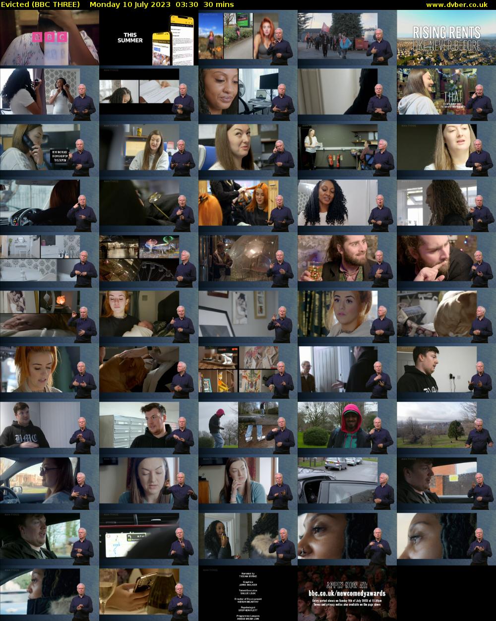 Evicted (BBC THREE) Monday 10 July 2023 03:30 - 04:00
