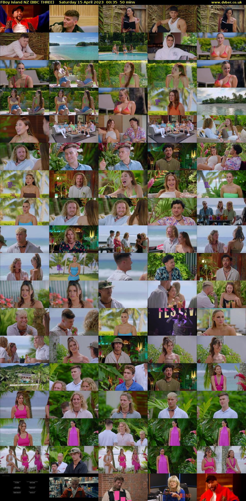 FBoy Island NZ (BBC THREE) Saturday 15 April 2023 00:35 - 01:25