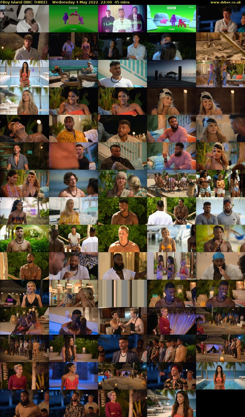FBoy Island (BBC THREE) Wednesday 4 May 2022 22:00 - 22:45