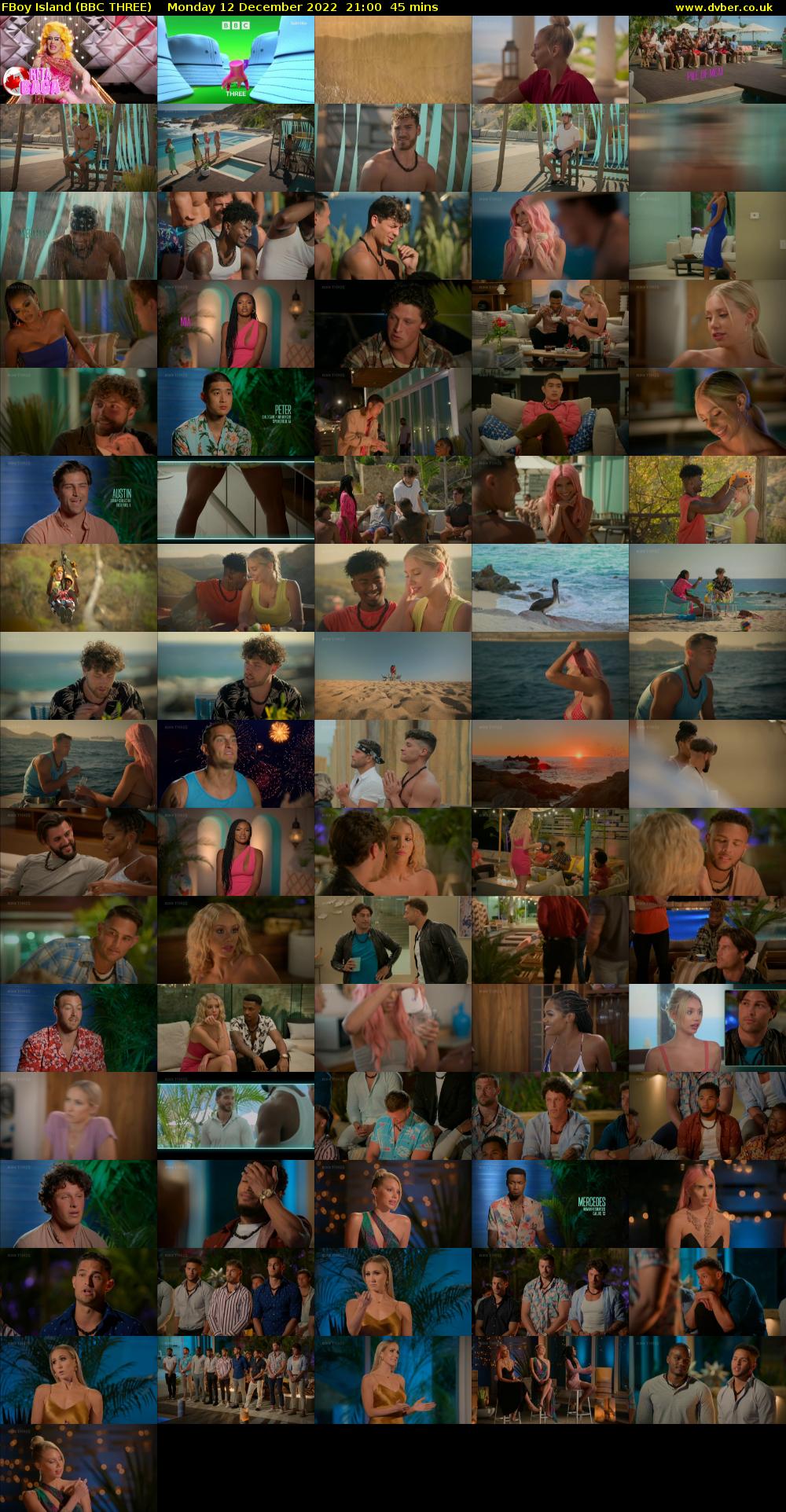 FBoy Island (BBC THREE) Monday 12 December 2022 21:00 - 21:45