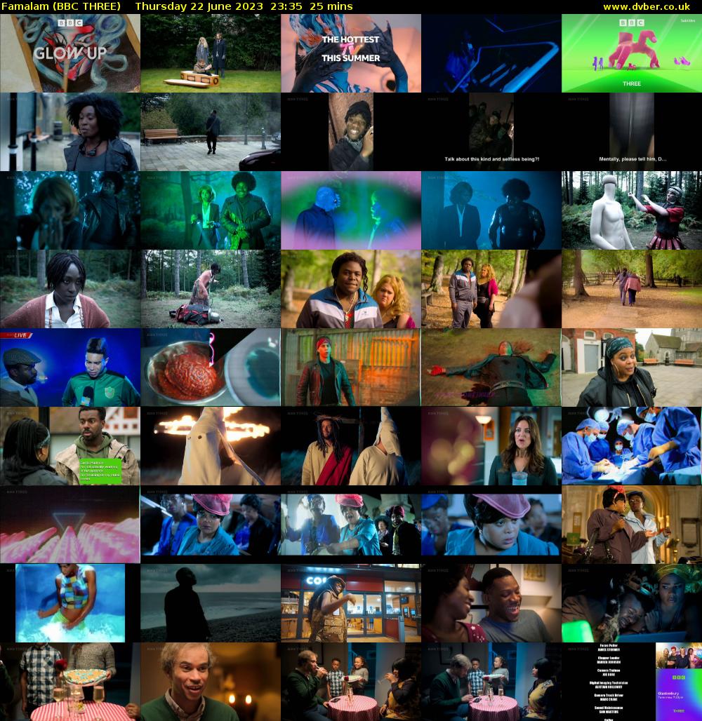 Famalam (BBC THREE) Thursday 22 June 2023 23:35 - 00:00