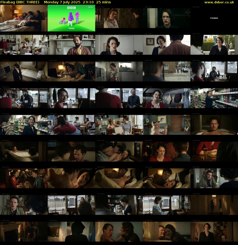 Fleabag (BBC THREE) Monday 7 July 2025 23:10 - 23:35