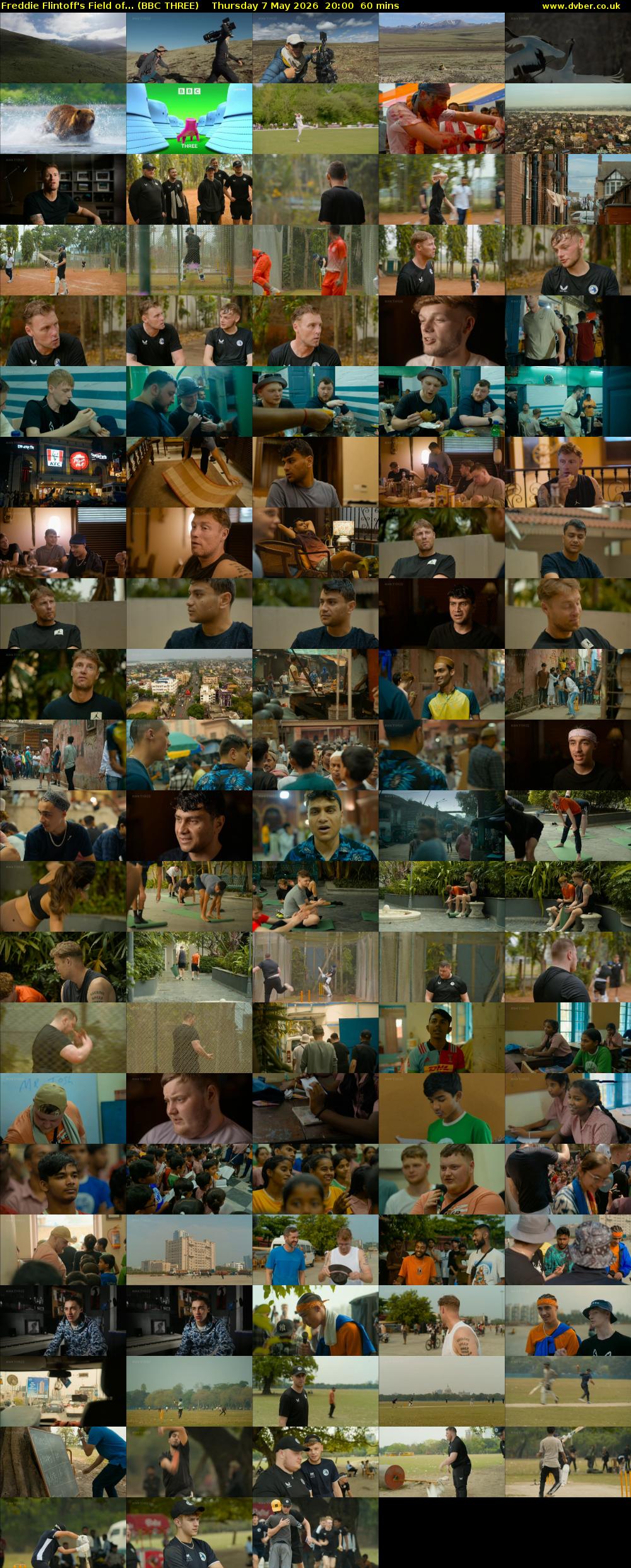 Freddie Flintoff's Field of... (BBC THREE) Thursday 7 May 2026 20:00 - 21:00