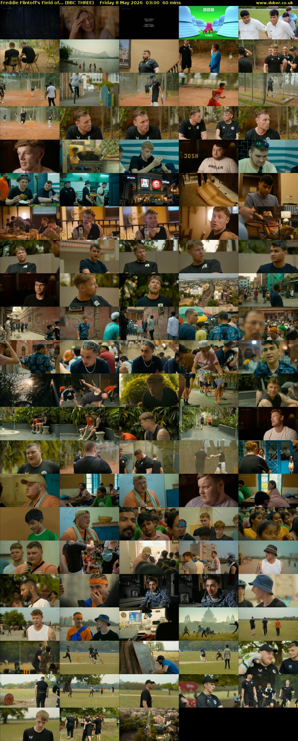 Freddie Flintoff's Field of... (BBC THREE) Friday 8 May 2026 03:00 - 04:00